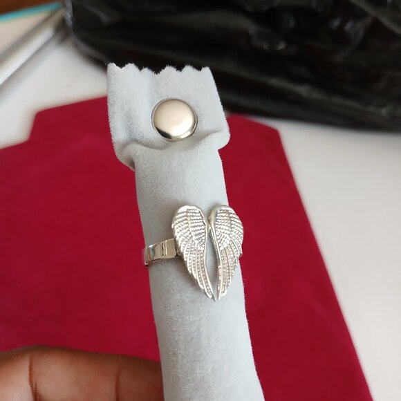 Fashion Angel Wings Ring Silver.925 - Picture 2 of 4